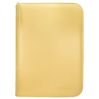 Binder - Ultra Pro - 4-Pocket Zippered Album - PRO-Binder - Vivid Yellow