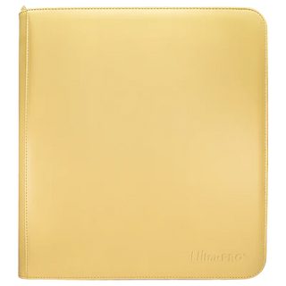 Binder - Ultra Pro - 12-Pocket Zippered Album - PRO-Binder - Vivid Yellow