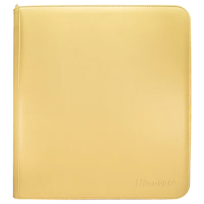 Binder - Ultra Pro - 12-Pocket Zippered Album - PRO-Binder - Vivid Yellow