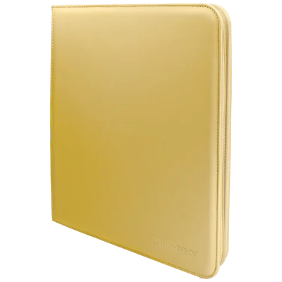 Binder - Ultra Pro - 12-Pocket Zippered Album - PRO-Binder - Vivid Yellow