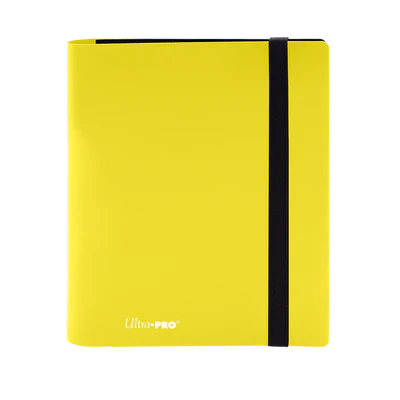 Binder - Ultra Pro - 4-Pocket Album - PRO-Binder - Eclipse - Lemon Yellow